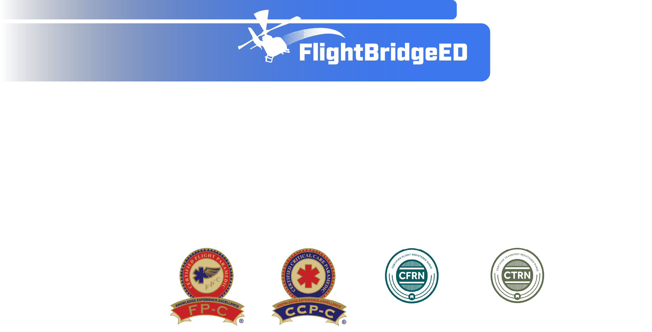 FP-C, CCP-C, CFRN® and CTRN® Exam Review Course logo